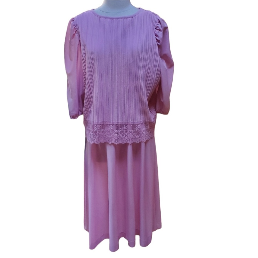 Vintage Cue Fashions Pink Party Dress‎